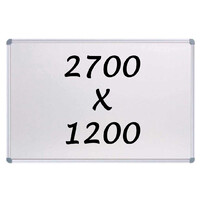 Whiteboards Direct Magnetic Whiteboard 2700mm x 1200mm Writing Board Commercial 10y Warranty