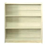  3 Shelf Bookcase Bookshelf 895mm x 830mm x 336mm Melamine Natural Oak DB 2