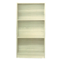  3 Shelf Bookcase Bookshelf 1190mm x 610mm x 336mm Melamine Natural Oak