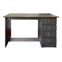 Student Study Desk for Home Office 1200mm Wide + 4 Drawers Writing Table Furniture  Charcoal SD 6