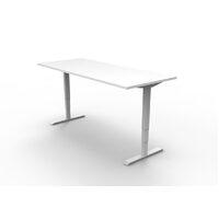 Rapidline Boost Electric Height Adjustable Desk 1200mm White Top White Frame BHA1275