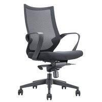 Style Ergonomics Boardroom Seating High Back Chair 3 locking Positions GALA Black