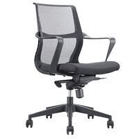 Style Ergonomics Boardroom Seating High Back Chair Mesh Back Chevy Black
