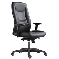 Style Ergonomics Executive Seating High Back Chair Black PU HILTON-H