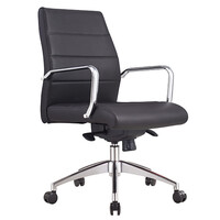 Style Ergonomics Executive Seating Adjustable Seat Height Chair Black PU CRUZ-L
