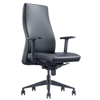 Style Ergonomics Executive Seating Adjustable High Back Chair Black PU VENUS-H