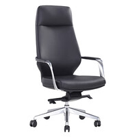 Style Ergonomics Executive Seating Adjustable High Back Chair Black PU GRAND-H