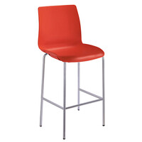 Style Ergonomics Art Student Classroom Seating Red White or Black Plastic Chair 70cm POD-ST