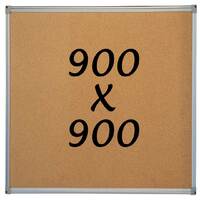 Whiteboards Direct Corkboard Pin Board 900mm x 900mm Notice Board Pinnable