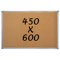 Corkboard Pin Board 450mm x 600mm Notice Board Pinnable Whiteboards Direct