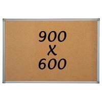 Corkboard Pin Board 900mm x 600mm Notice Board Pinnable Whiteboards Direct