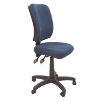 Rapidline Office Chair Square Back, Heavy Duty Task Seating Blue AFRDI Level 6 Cert EG400