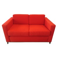 Style Ergonomics Visitors Fabric 2 seater Sofa Lounge Montage Range Red