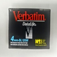 Verbatim 4mm DL 125M Data Tape 12GB Storage Backup Disk