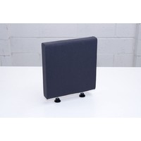 Freestanding Partition Office Furniture Screen Dividers Set of 2 Adjustable Feet Black