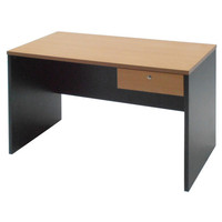 Office Desk with Drawer Computer PC Writing Table Furniture 1200mm x 600mm Charcoal Beech