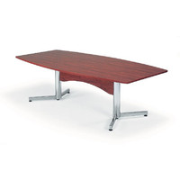Merlin Boardroom Conference Meeting Table 2400 x 1200mm Redwood