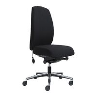 Executive High Back Office Chair Full Ergonomic Seating Serati Masera Black M1T6-W2AN-40