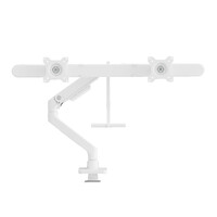 Elevar Valor HD Dual Crossbar Monitor Arm White VAL-DUAL-W