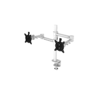 Elevar Pluto Dual Monitor Arm White P-QD-W