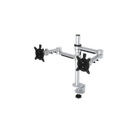 Elevar Pluto Dual Monitor Arm Silver P-QD-S