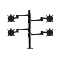 Elevar Pluto Quad Monitor Arm Black P-QQ-B