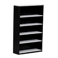 Bookshelf Storage Shelf Display Bookcase 1800m x 900mm Book Case Home Office Charcoal White