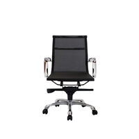 Aero Office Desk Chair Mesh Body Medium Back Black 