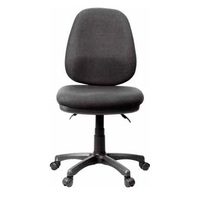 Classic Task Office Chair Fabric High Back Black