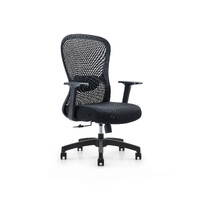 GOP Ergonomic Office Chair Black Vero Adjustable Lumbar Support GOPST-W2 7 MBK