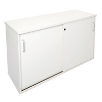 Buffet 2 Doors Lockable Cabinet Credenza 730mm H x 1800mm W Shelf White