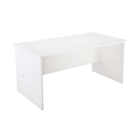 Rapidline Open Office Desk White Home Furniture 1500mm x 750mm Vibe CDK1575
