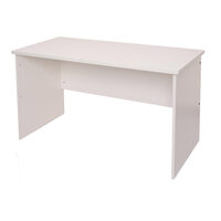 Rapidline Open Office Desk White Home Furniture 1200mm x 750mm Vibe CDK126