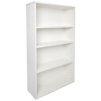 Rapidline Bookcase Office Furniture Storage Unit 1800mm x 900mm White Vibe SPBC18