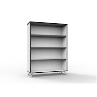 Rapidline Bookcase 1200mm x 900mm Office Furniture Stoarge Shelving Natural White IFBK12
