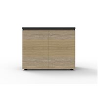 Rapidline Swing Door 900mm Cupboard Office Furniture Storage Infinity Natural Oak IFSD96