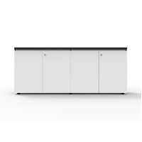 Rapidline Swing Door 1800mm Cupboard Office Furniture Storage Infinity Natural White IFSD1845