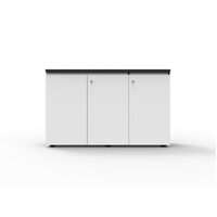 Rapidline Swing Door 1200mm Cupboard Office Furniture Storage Infinity Natural White IFSD1245