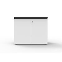 Rapidline Swing Door 900mm Cupboard Office Furniture Storage Infinity Natural White IFSD96