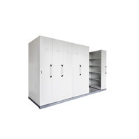 Rapidline Metal Mobile Bulk Storage Shelf Lockable Shelving Bays 6 Bay RMS6900