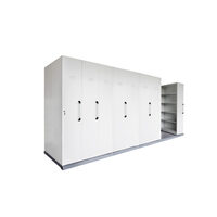 Rapidline Metal Mobile Bulk Storage Shelf Lockable Shelving Bays 8 Bay RMS8900