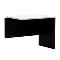 Office Desk Return Computer Workstation Writing Table Furniture 900 x 450 x 720mmm Charcoal White