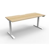 Electronic Sit Stand Office Desk Single Sided Workstation 1500mm Office Furniture AFRDI Cert B+1P1575