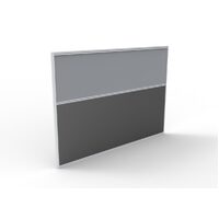 Panel Screen Pin Board 1800mm W x 1250mm H Desk Partition Divider Grey Ironstone Fabric Rapidline SC1812