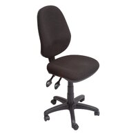 Rapidline Office Chair Commercial Grade Ergonomic High Back 3 Lever Black EC070CH BL