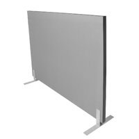 Acoustic Screen 1800mm  x 1800mm Office Divider Partition Noise Reduction Grey Fabric A1818 GR