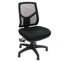 Style Ergonomics Office Chair Mesh Sliding Back Hino Black
