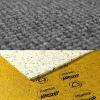Godfrey Hirst / Hycraft Carpets Loop Pile Wool Blend Wall to Wall Carpet + AIRSTEP Foam Underlay Carpet Flooring Stepmax