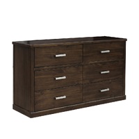 Timber Dresser 6 Drawer NZ Grade Pine 1450 x 450 x 800mm Homefurn Queenstown 3079 QDT
