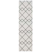Rug Culture Modern Floor Area Runner Off White PARADISE PDS-DIEGO-400X80